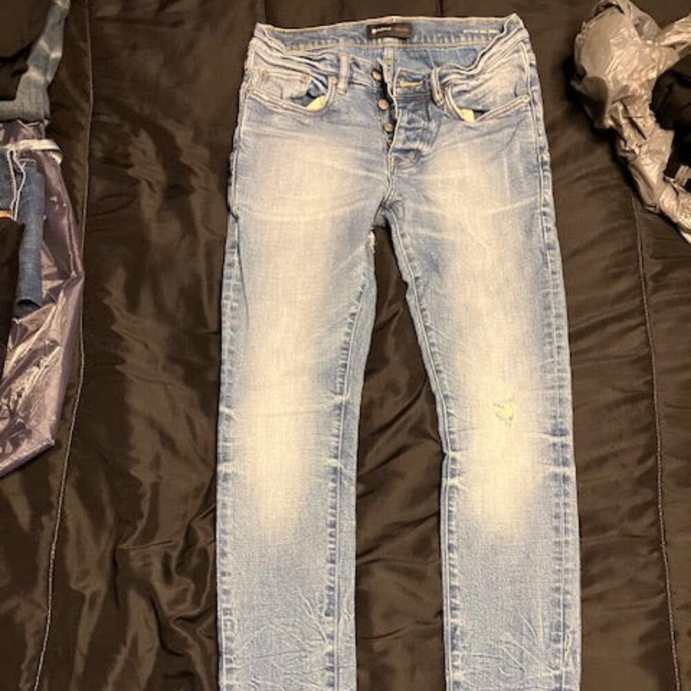 Purple Jeans Skinny Jeans